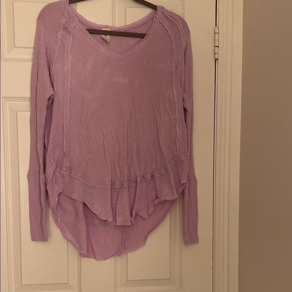 Lightweight light lavender sweater